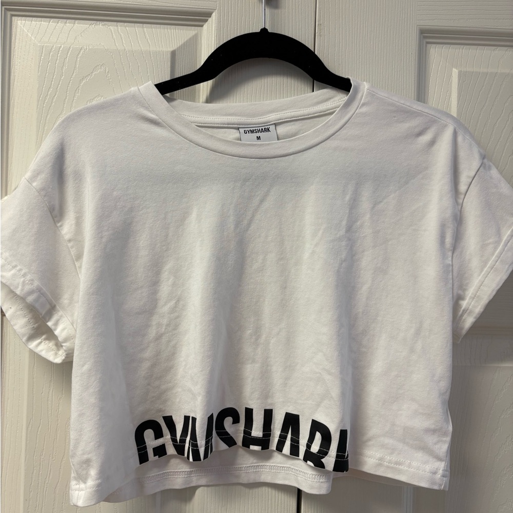 Gymshark White Crop Top